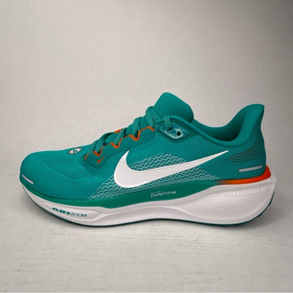 Nike Zoom Pegasus 41 Miami Dolphins Running Shoes Men\'s Size 10 Teal FZ5082-300 main image 10